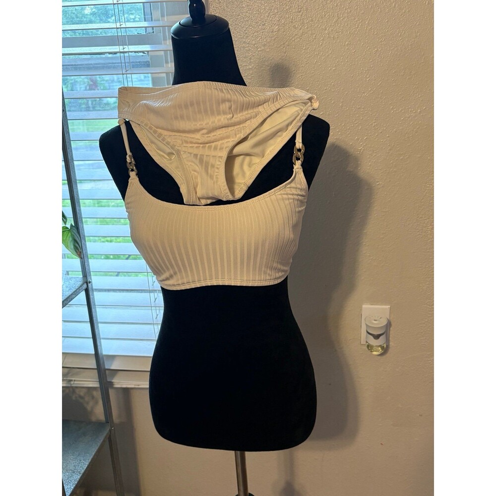 Michael Michael Kors White two-piece bikini size medium